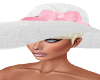Spring Into Pink/Wht Hat