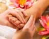 Flower foot massage