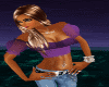 Purple Halter Top