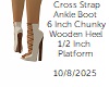 [BB] Cross Strap Bootie
