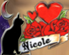 Nicole rose heart tattoo