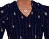 Navy Pinstripe Shirt