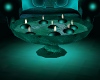 Teal Floating Candles