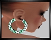 Hoops-Mint Black Dots