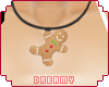*D* Gingerbread Necklace