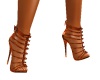 Bronze strap high shoes