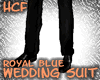 HCF blue wedding suit