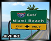 Miami Highway Sign