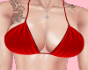 bikini red tattooed