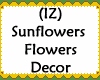 Sunflowers Flowers Decor