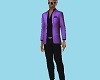 Suit Open D Purple Bl