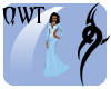 QWT Elegant Gown PBlue