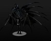 Dark Black Bat Wings
