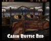 *Cabin Rustic Bed
