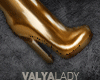 V| K-Rain Boots Gold