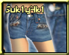 (S) Denim Mini Shorts