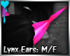 D~Lynx Ears:Pink (M/F)