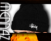 $tussy Black Beanie