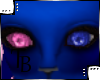 T: Blue Bun TwoTone Eyes