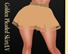 LV/Golden Pleaded Skirt