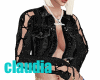 Intertwining jacket blac