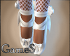 ~S White Ballet Slippers