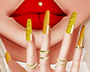 💅Nails Gold + Rings