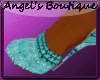 LSA Teal Innocent Heels