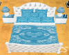 White Blue Vers Bed