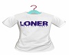 Loner Tee White