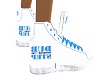 bluewhite dubstep shoes