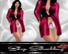 Silk Robe Set - Magenta