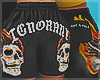 IGNORANT Skull Shorts
