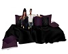 Blk/Purple Hangout Couch