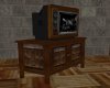 antique style tv stand