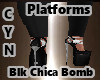 Blk Chica Bomb Platforms