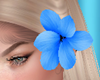 Hair Flowers Blue