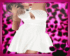 [R] White Strapped Dress