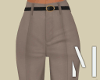 Taupe Belted Pants | S