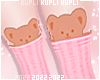 $K Kawaii Bear Socks