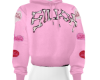 sweetheart hoodie pink