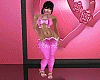 sexy pink outfit