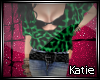 (K) Cheetah Dress Green