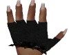 Dark Leather Gloves