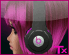 TX | Pink Headphone Hair