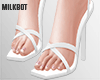 Olivia White Heels