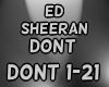 Ed Sheeran (Dont)