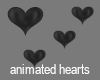 Animated head hearts