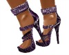 Celest purple swirl heel