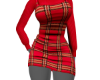Red | Plaid Dress